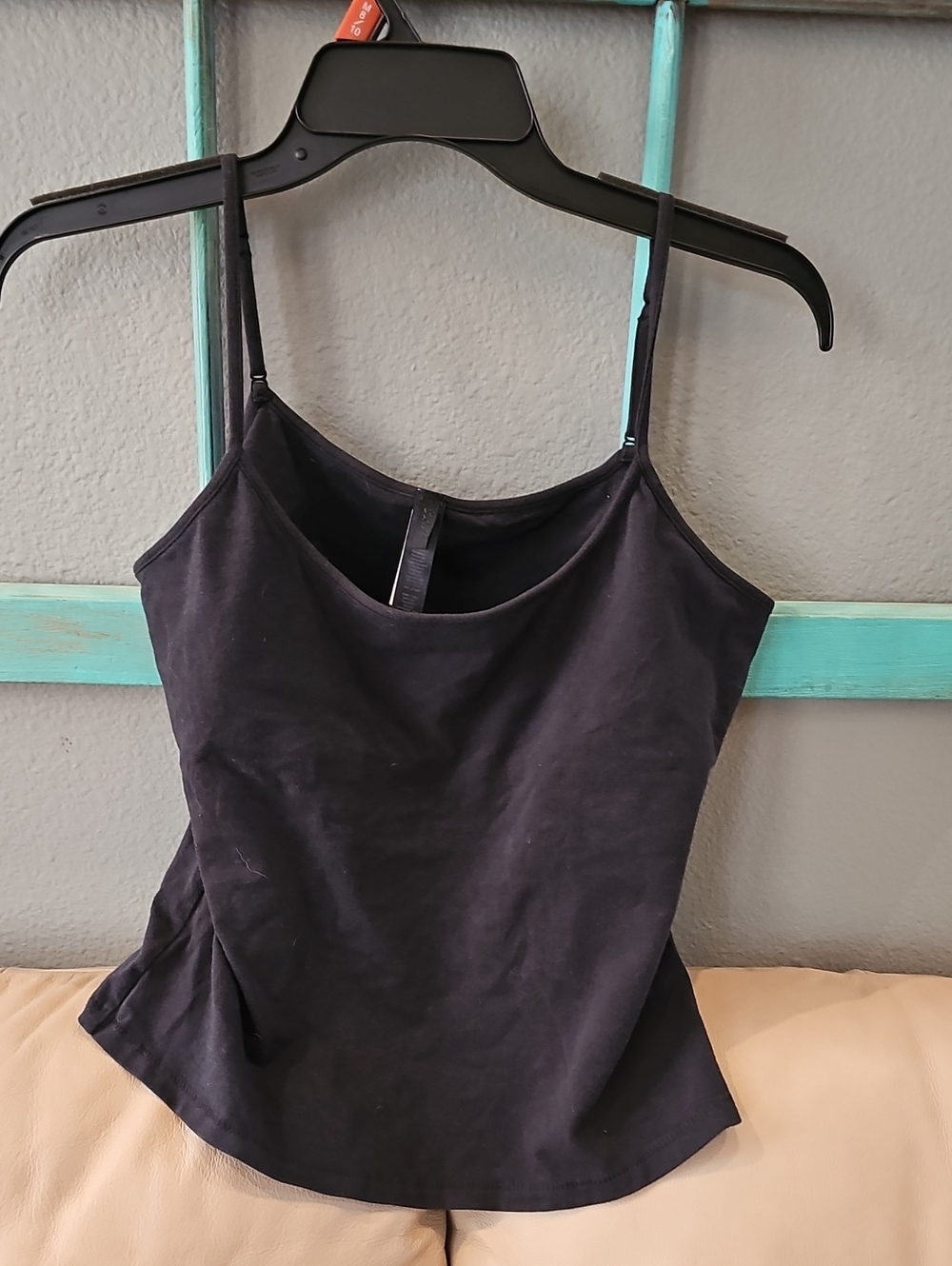 SK8MS Black Women’s Spaghetti Strap Tank Top - Classic Feminine Layering Piece